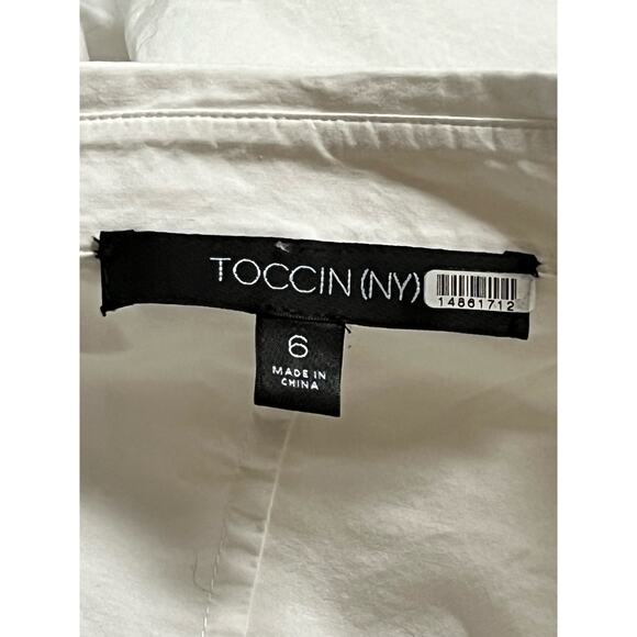 Toccin NY White Cutout Shirt Dress 6 - Picture 9 of 9